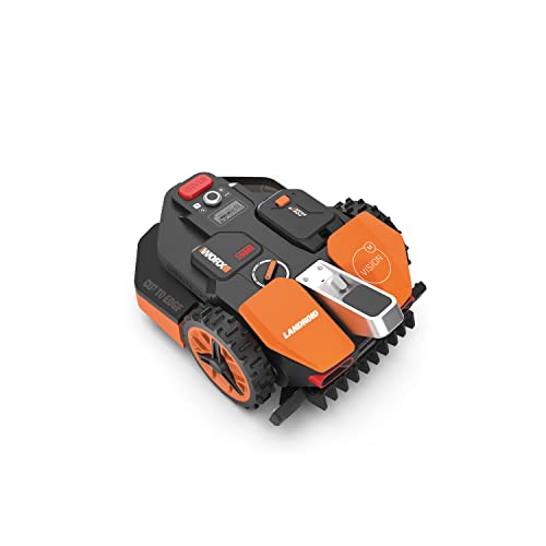 WORX Landroid Vision M800 Mähroboter WR208E.1 für Gärten bis 800m² - intelligenter Mähroboter ohne Begrenzungskabel – WLAN & Bluetooth – aktive Hindernisvermeidung mit KI-Technologie – APP Steuerung